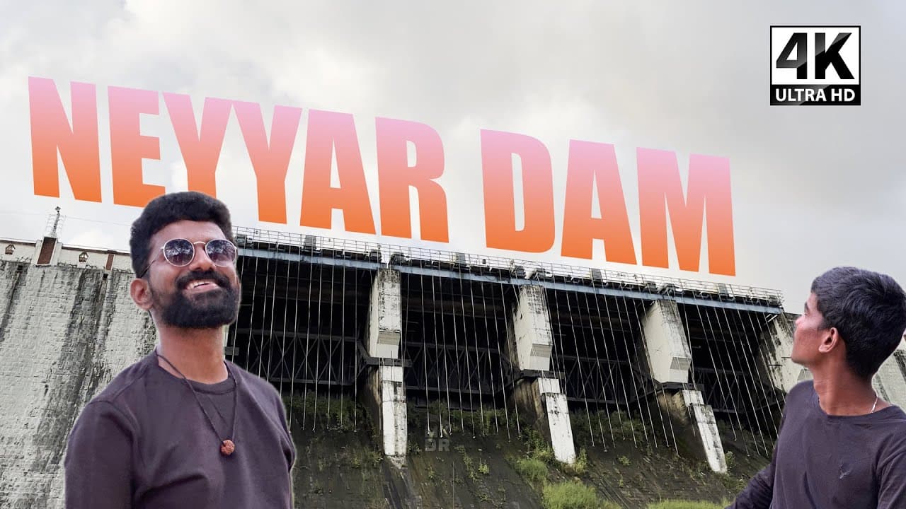 Neyyar Dam | ஒரு பெரிய சக்தியின் முன் 💦 | 4K Waterfall in Trivandrum  | Kerala Tourism
