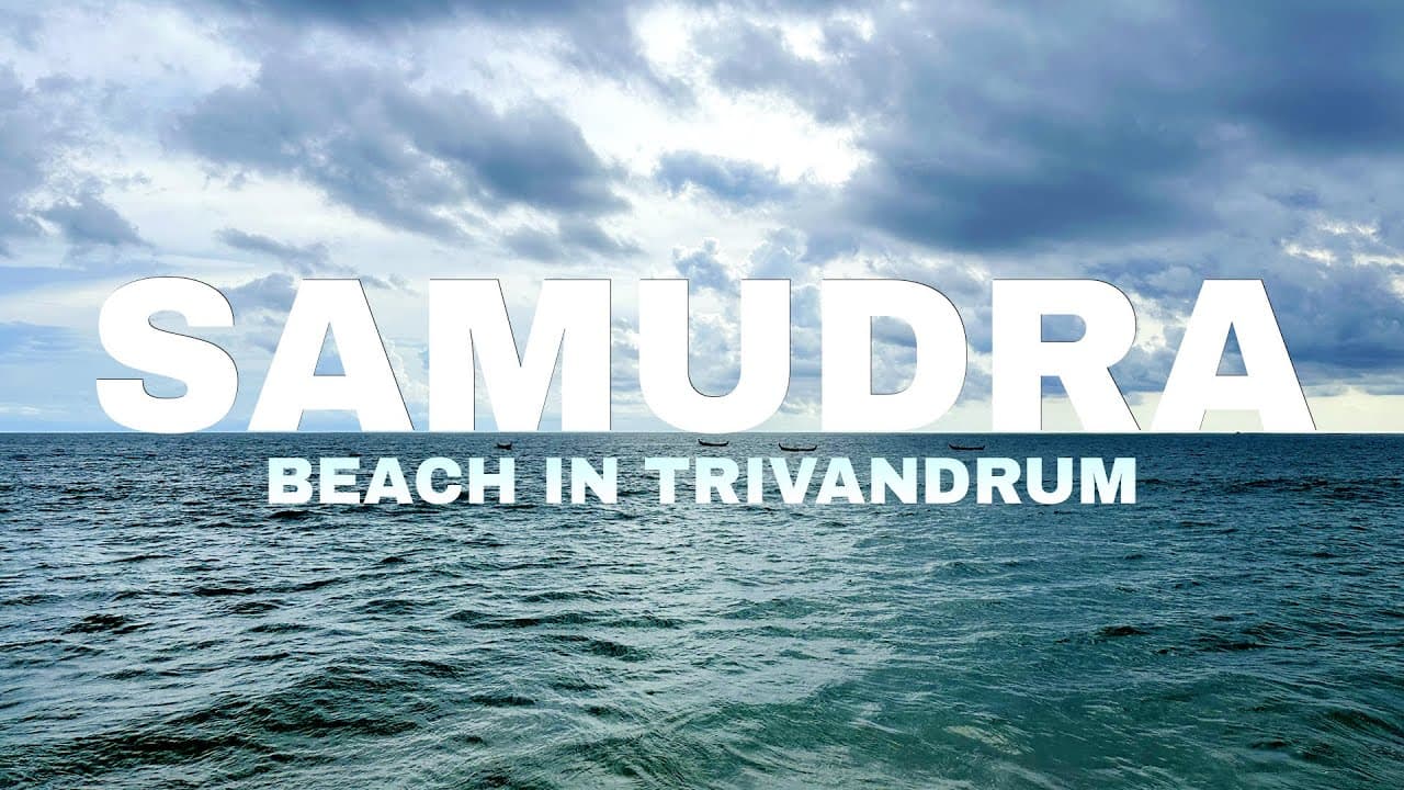 The beach you missed in Trivandrum 😳 | Samudra Beach Park 🌊 - Kerala 🌴 | 4K Video | Tamil @mkdr390